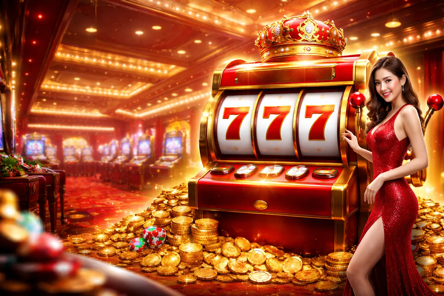 Sảnh trò chơi slot rực rỡ tại abc8 game